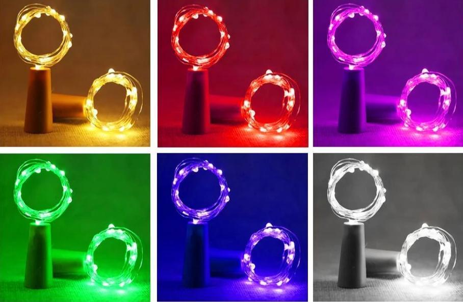 Brightly - LED-Weinflaschen-Lichterkette