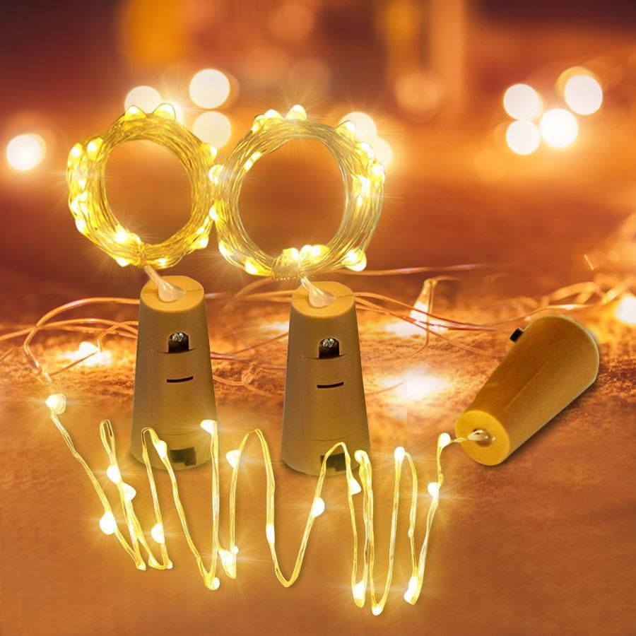 Brightly - LED-Weinflaschen-Lichterkette
