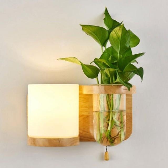Lyla - LED-Lampe mit Pflanzgefäß & Regal