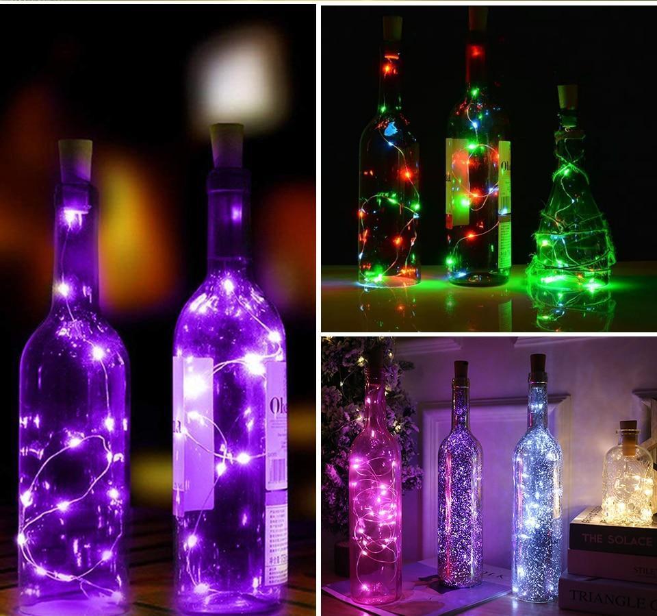 Brightly - LED-Weinflaschen-Lichterkette