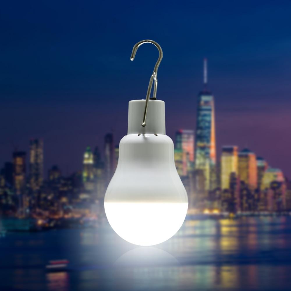 Tragbare Solar-LED-Glühbirne für Außen
