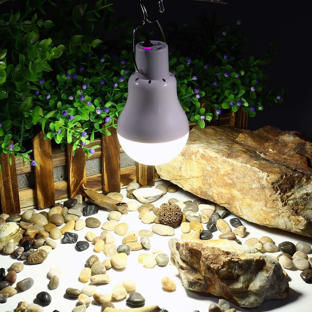 Tragbare Solar-LED-Glühbirne für Außen