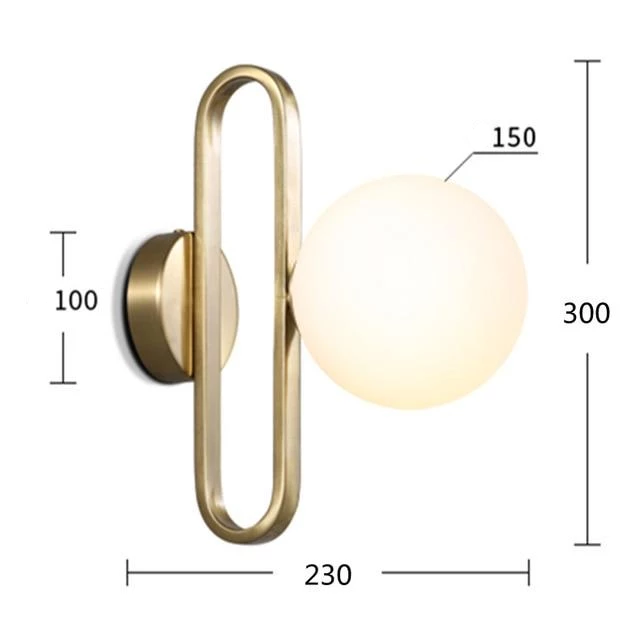 Amara - Moderne Nordische Wandlampe